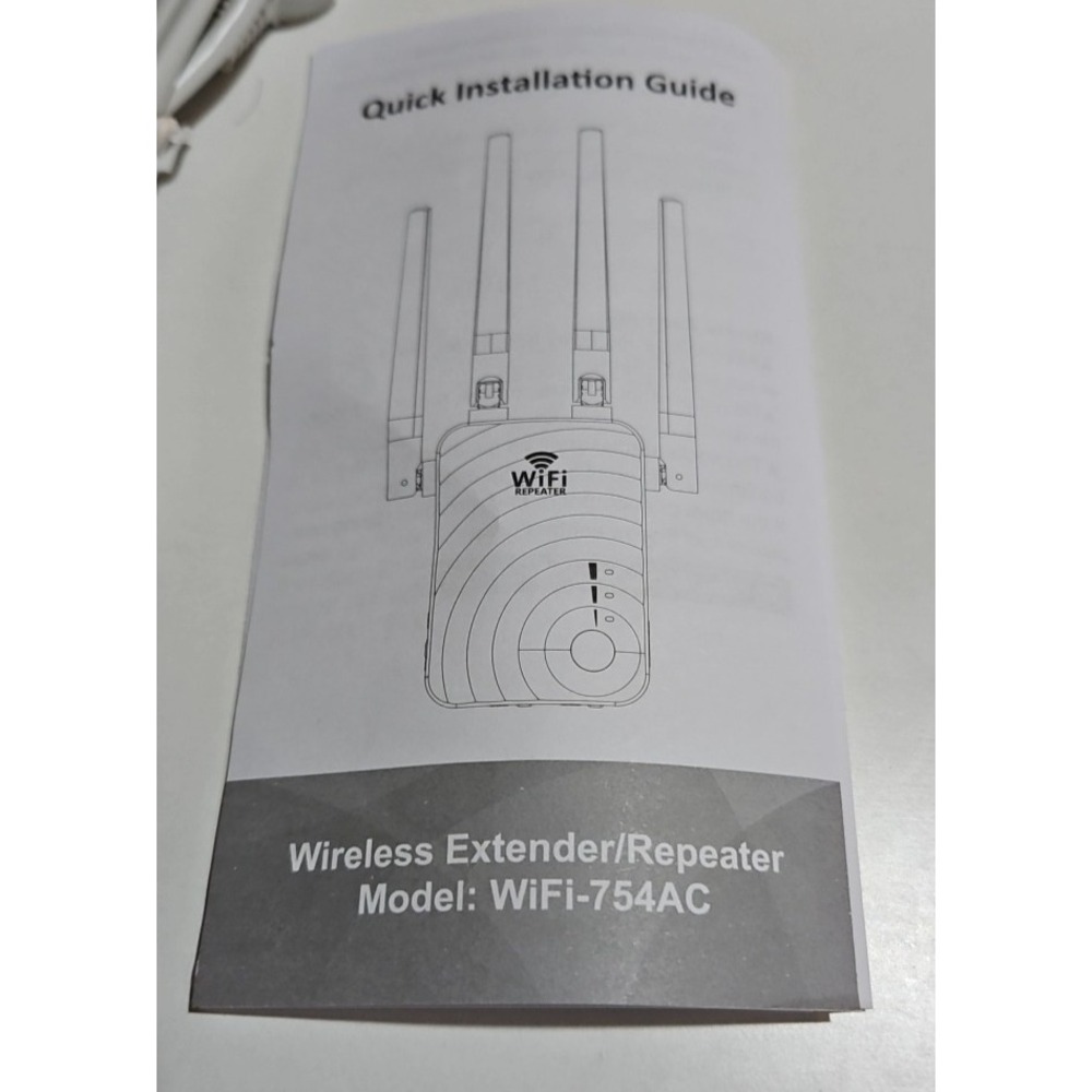 *NEW 200 Mbps Dual-Band Repeater WiFi-754AC High Speed Booster Wide Coverage NIB - Picture 9 of 15